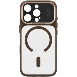 CROWNYX Fresh Aura Case for iPhone 15 Pro, Magsafe Compatible, Camera Control Cover, Military-Grade Drop Protection,TPU Case, Scretch Resistant, Gold | IP15P-MGSF-FA-GLD