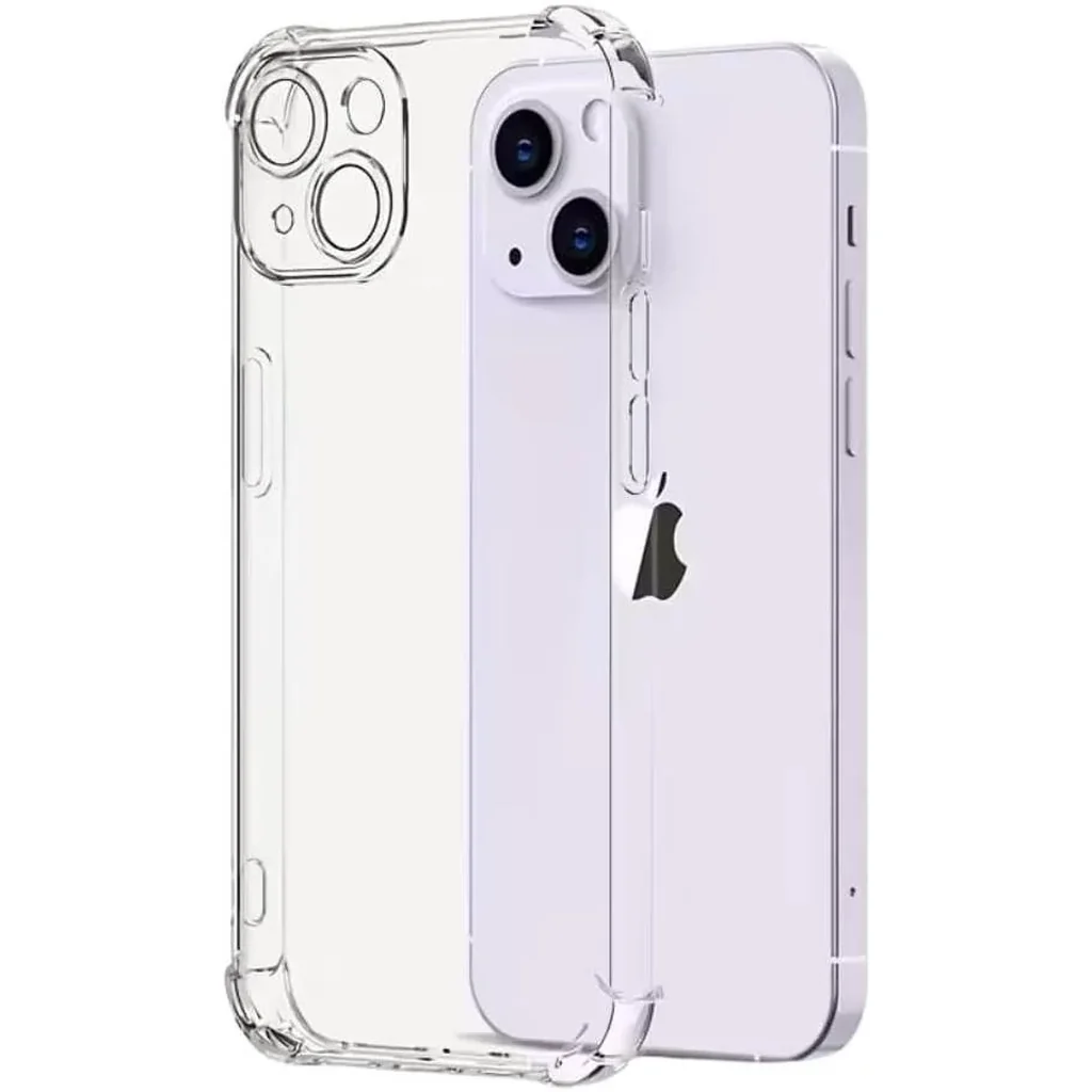 CROWNYX Hybrid PureClear Case for iPhone 14 Plus or 15 Plus, Magsafe Compatible, Military-Grade Drop Protection, Anti Scratch, Fingerprint Free, Clear | IP14PLS15PLS-MGSF-PC