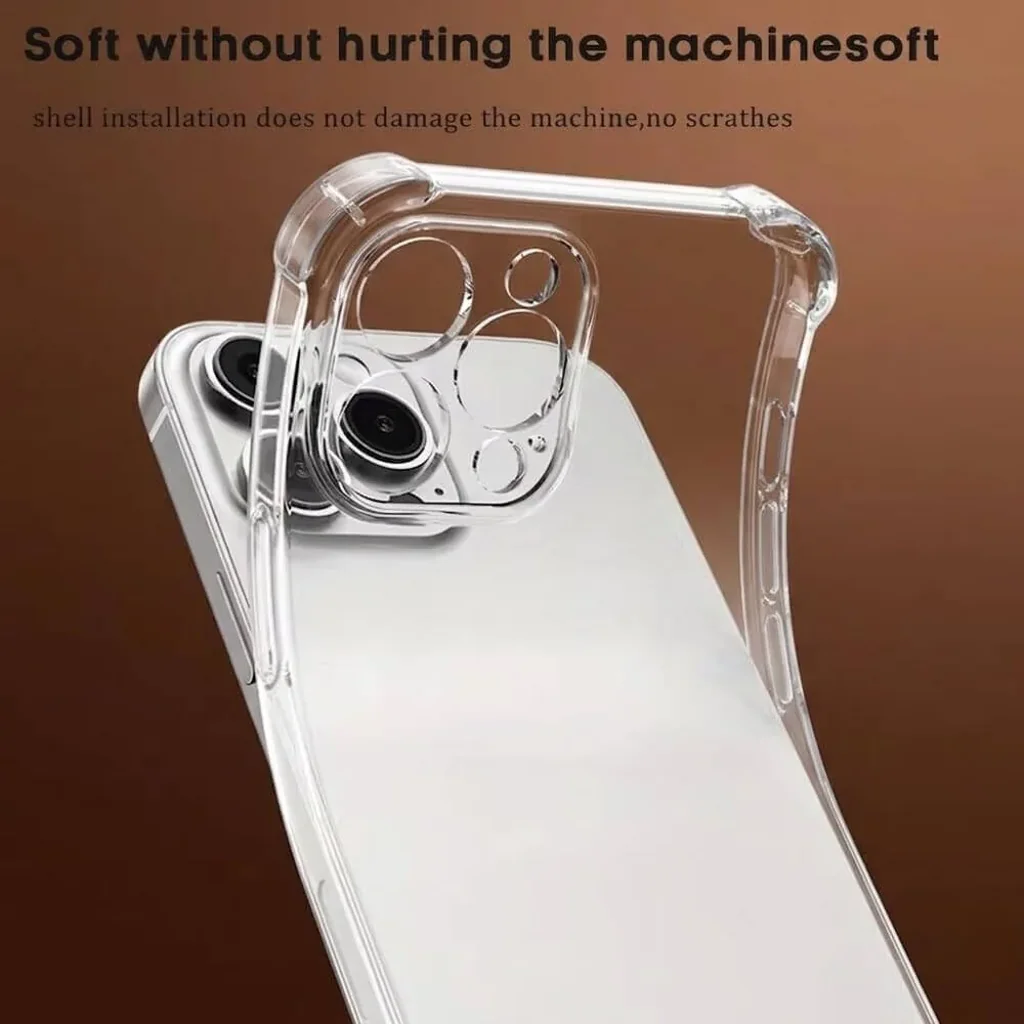 CROWNYX Hybrid PureClear Case for iPhone 14 Plus or 15 Plus, Magsafe Compatible, Military-Grade Drop Protection, Anti Scratch, Fingerprint Free, Clear | IP14PLS15PLS-MGSF-PC - Image 2