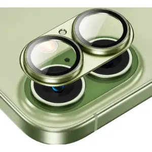 CROWNYX Prime Sheild Camera Lens Protector for iPhone 17, Full Aluminum Alloy Frame Cover, Militrary Grade Protection, 9H Tempered Glass, Anti Scratch, Green | IP17-PS-CLP-GRN