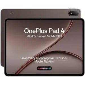 OnePlus Pad 4 Tablet, 13.2" 3.4K 144Hz Display, 12GB RAM, 512GB Storage, Snapdragon 8 Elite Processor, 13380mAh Battery, Android 16, International Version, Dune Glow | PAD-4-512GB-DuneGlow