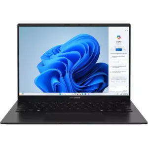 ASUS Zenbook 14 OLED UM3406 Laptop, 14" WUXGA OLED 60Hz Display, AMD Ryzen AI 7 445, 32GB RAM, 1TB SSD, AMD Radeon Graphics, English-Arabic K/B, Win11Home, Jade Black | 90NB17R1-M007E0