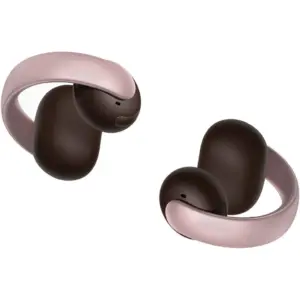 Anker Soundcore AeroClip, 12mm Customized Driver, Tap Control, 4 Mics with AI, Advanced Virtual Bass Technology, Bluetooth 5.4, Up to 32 Hours Playtime, IP55 Water Resistance, Rosy Brown | A3388