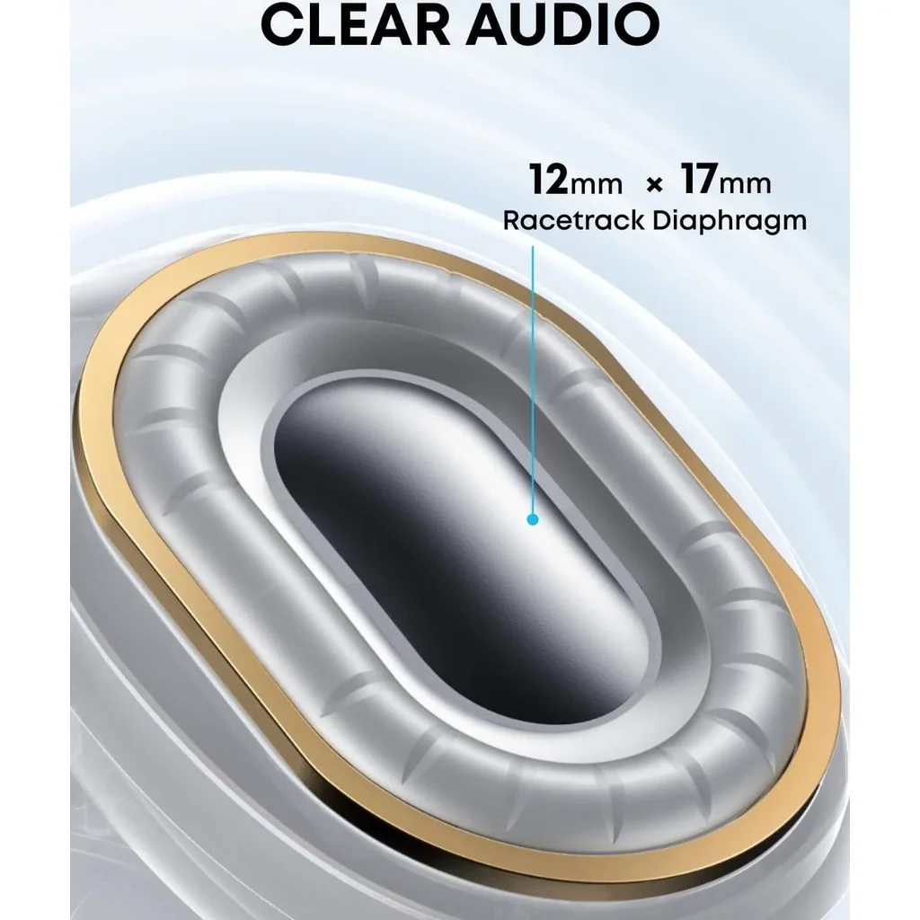 Anker Soundcore C40i, Open-Ear Earbuds, Clip-On Headphones, Flexible Joint Design, Button Controls, Lightweight Comfort, Stable Fit with Attachable Ear Grips, Expansive Drivers, Black/Clear | C40i - Image 5