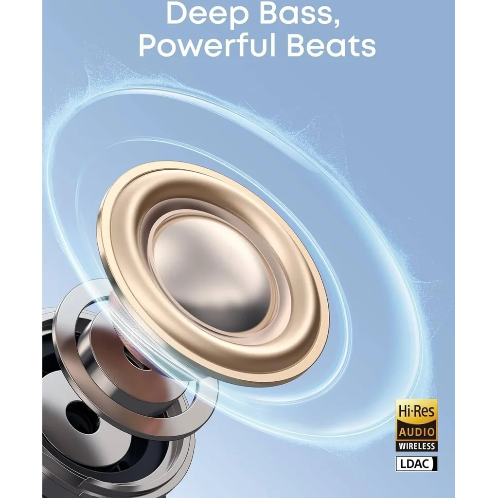 Anker Soundcore C50i, Open-Ear Headphones, Ultra-Comfort, FlexiClip Design, 12mm Drivers for Powerful Bass, AI Clear Calls, 28H Playtime, Secure Fit, Hi-Res, IP55, Bluetooth 6.0, White | C50i - Image 3