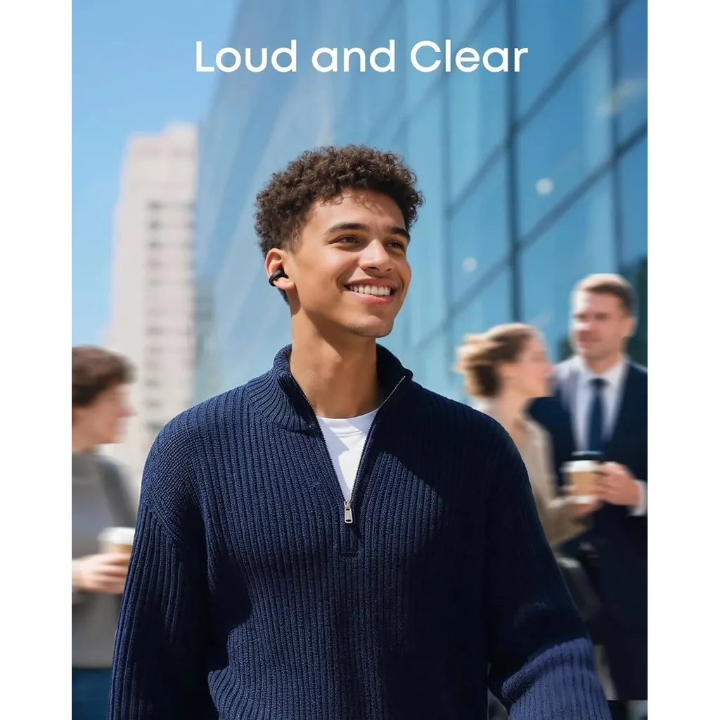 Anker Soundcore C50i, Open-Ear Headphones, Ultra-Comfort, FlexiClip Design, 12mm Drivers for Powerful Bass, AI Clear Calls, 28H Playtime, Secure Fit, Hi-Res, IP55, Bluetooth 6.0, White | C50i - Image 7