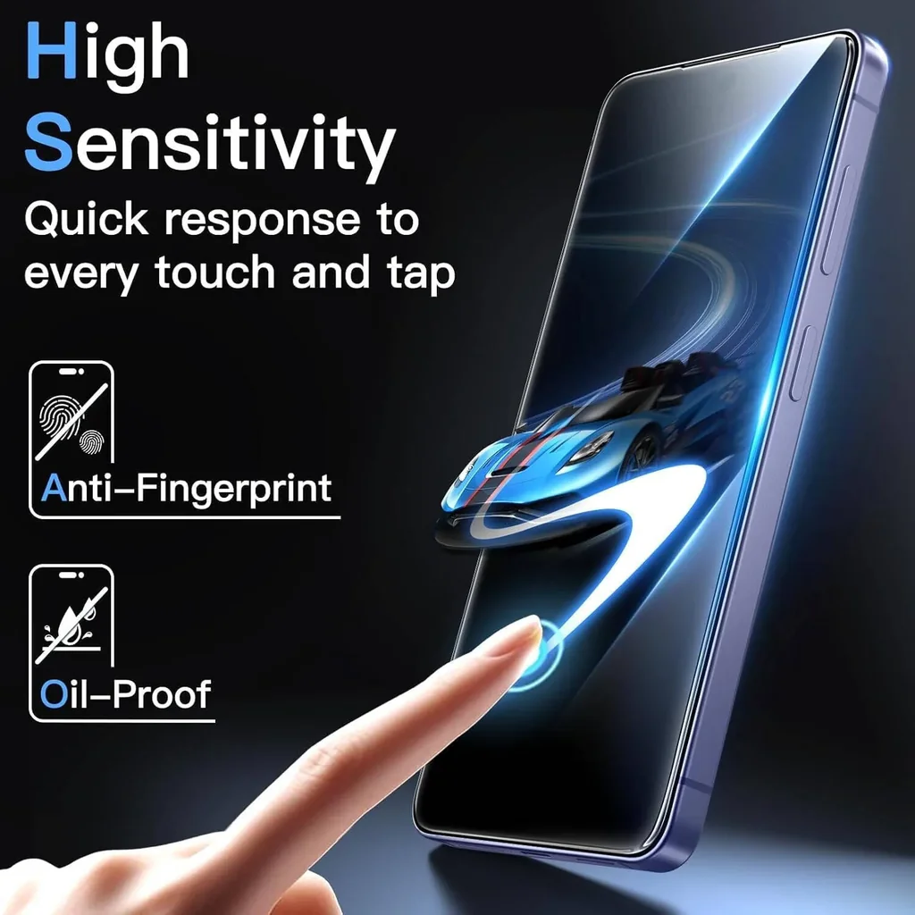 CROWNYX Clear Screen Protector for Samsung Galaxy S26 Ultra, 9H Hardness, Military Grade Shatterproof, Black Edge Tempered Glass with Easy Installation Tool, Case-Friendly, HD Clear | SAM-S26ULT-CSP - Image 2
