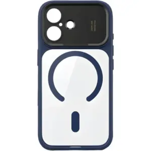 CROWNYX Fresh Aura Case for iPhone 16, Magsafe Compatible, Camera Control Cover, Military-Grade Drop Protection,TPU Case, Scretch Resistant, Blue | IP16-MGSF-FA-DB