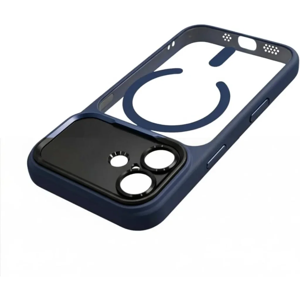 CROWNYX Fresh Aura Case for iPhone 16, Magsafe Compatible, Camera Control Cover, Military-Grade Drop Protection,TPU Case, Scretch Resistant, Blue | IP16-MGSF-FA-DB - Image 2