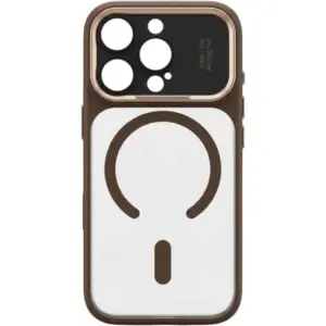 CROWNYX Fresh Aura Case for iPhone 16 Pro, Magsafe Compatible, Camera Control Cover, Military-Grade Drop Protection,TPU Case, Scretch Resistant, Gold | IP16P-MGSF-FA-GLD