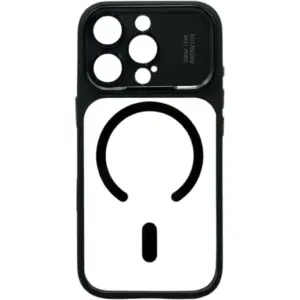 CROWNYX Fresh Aura Case for iPhone 16 Pro Max, Magsafe Compatible, Camera Control Cover, Military-Grade Drop Protection,TPU Case, Scretch Resistant, Black | IP16PM-MGSF-FA-BLK