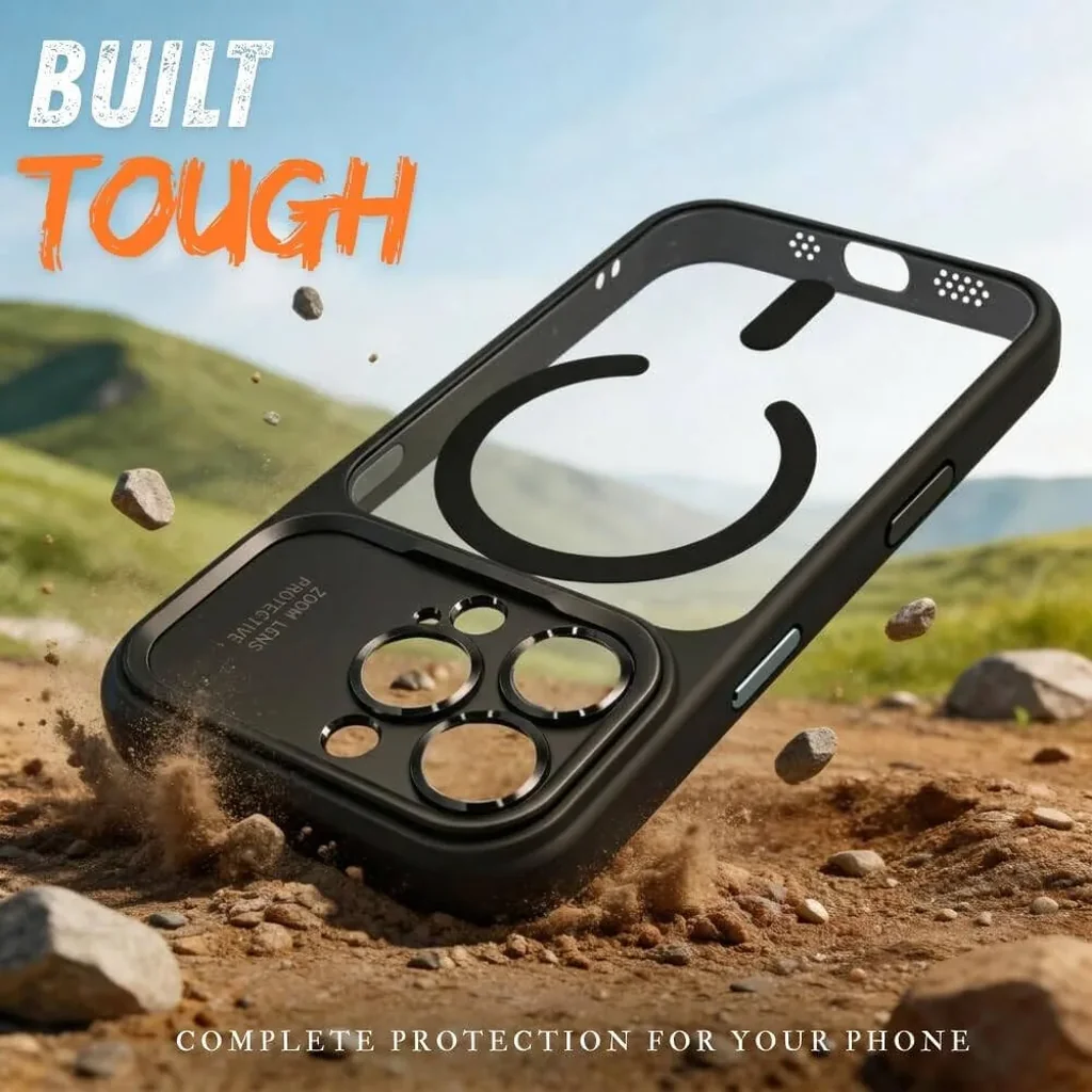 CROWNYX Fresh Aura Case for iPhone 16 Pro Max, Magsafe Compatible, Camera Control Cover, Military-Grade Drop Protection,TPU Case, Scretch Resistant, Gold | IP16PM-MGSF-FA-GLD - Image 2