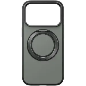 CROWNYX Obsidian360 Pro Case for iPhone 17 Pro Max, MagSafe Compatible, 360 Rotatable Ring Kickstand, Shockproof, Slim Design, Air Bumper, Raised Edge, Camera Protection, Black | IP17PM-MGSF-O360P-BLK