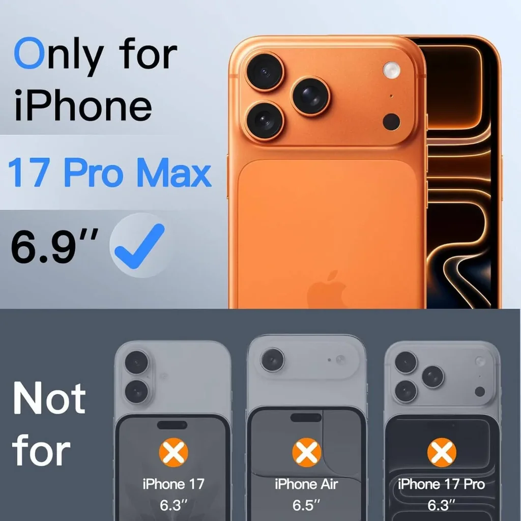 CROWNYX Privacy Screen Protector for iPhone 17 Pro Max, Dust free, Anti Finger Print, Shatter Proof, Scratch Resistant, Anti Spy Tempered Glass, Easy Installation Kit | IP-17PM-GPSP - Image 2