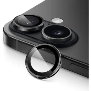 CROWNYX Camera 3D Individual Lens Protector for iPhone 17, 9H Tempered Glass, Anti Scratch, Anti-Oil, Anti-Shock, Dirt-Resistance, HD Night Shots Clear Image, Pack-1 | IP17-3DINDVL-CLP
