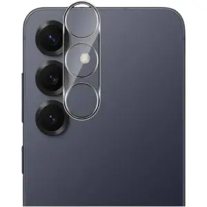 CROWNYX Camera Lens Protector for Samsung Galaxy S25 Plus, 9H Tempered Glass, Anti-Scratch, Anti-Oil, Anti-Shock, HD Clear, Night Shot Friendly, Bubble-Free Pack of 1 | SAM-S25PLS-2D-CLR-CLP