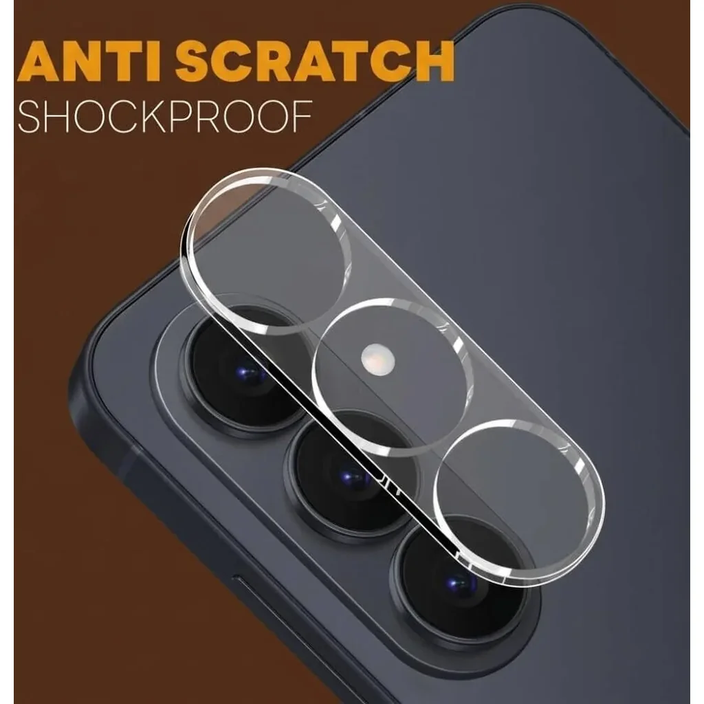CROWNYX Camera Lens Protector for Samsung Galaxy S26, 9H Tempered Glass, Anti-Scratch, Anti-Oil, Anti-Shock, HD Clear, Night Shot Friendly, Bubble-Free Pack of 1 | SAM-S26-2D-CLR-CLP - Image 3