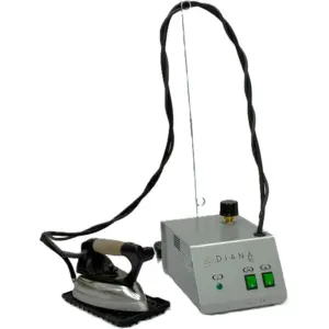 Battistella Diana Steam Generator, Steam Generator Iron with EOS 800W Iron, 1.2L Stainless Steel Boiler Made in Italy High Pressure Steam Iron System Fast Heat Continuous Steam Output, Gray | Diana