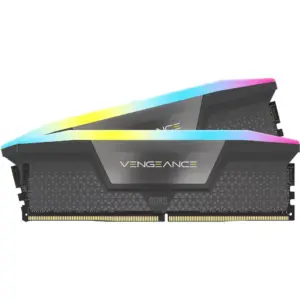 Corsair VENGEANCE RGB 64GB (2x32GB) DDR5 288-Pin Dual Channel Desktop Memory Kit, 5600 MHz Tested Speed, 40-44-44-90 Latency, AMD EXPO & Intel XMP 3.0 Chipset | CMH64GX5M2D5600Z40