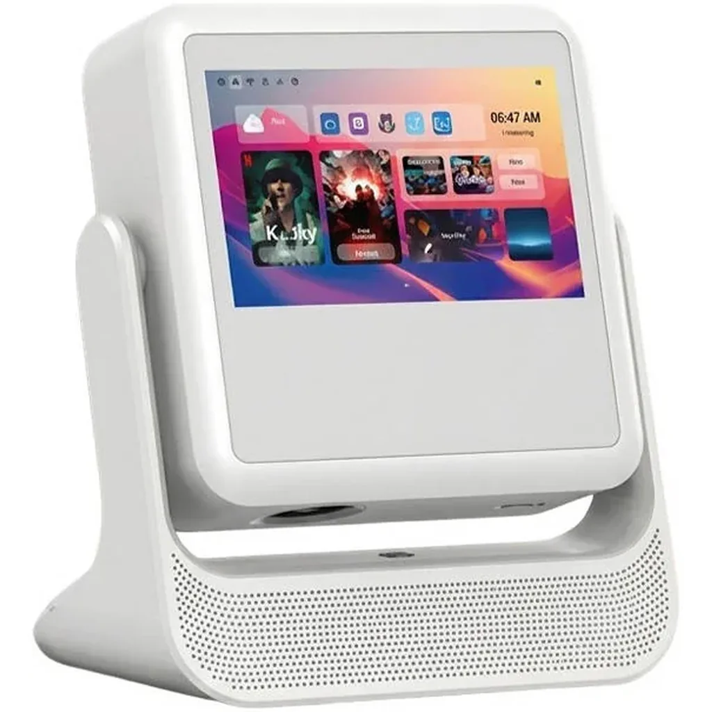 Azeon Smart Touch Screen Projector with Android OS, Full HD Home Cinema & Presentation Projector, WiFi & Bluetooth Enabled, Built-in Speaker, White | Smart Touch Screen