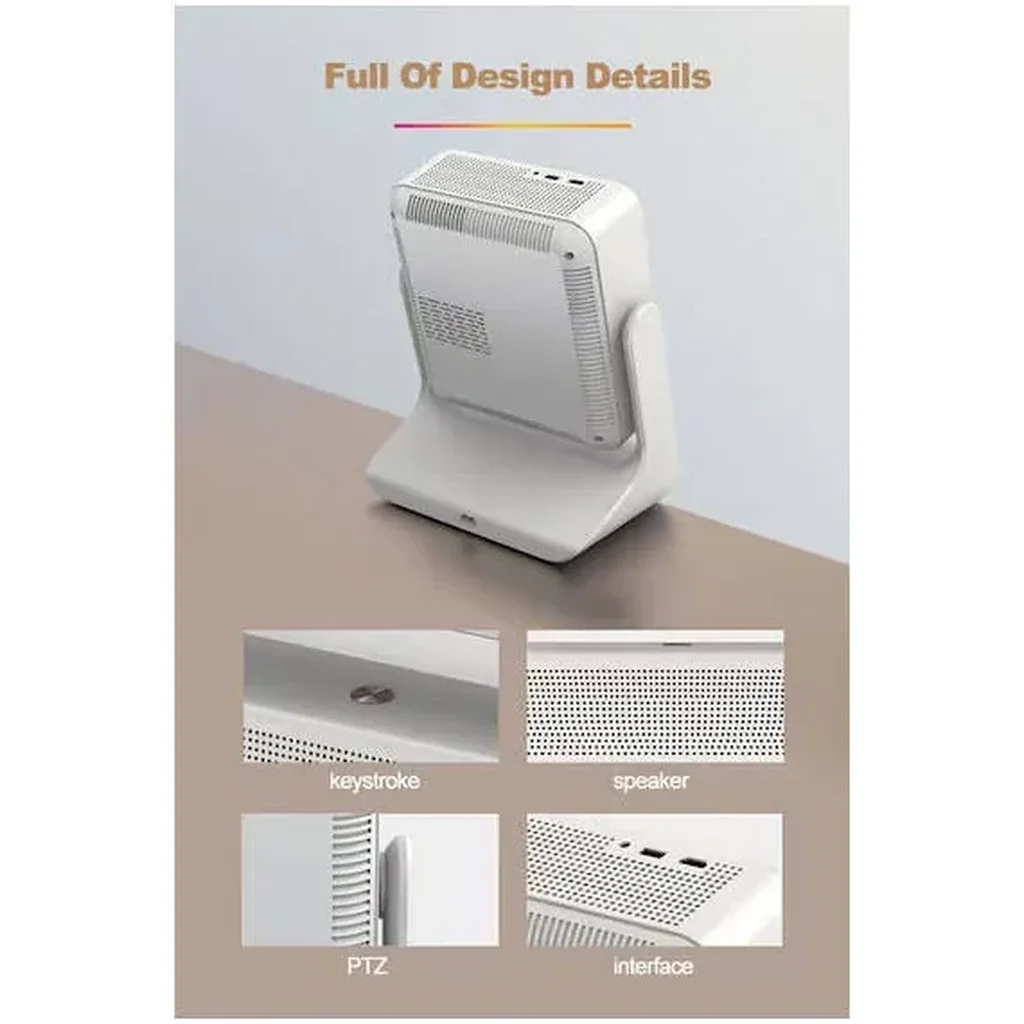 Azeon Smart Touch Screen Projector with Android OS, Full HD Home Cinema & Presentation Projector, WiFi & Bluetooth Enabled, Built-in Speaker, White | Smart Touch Screen - Image 3