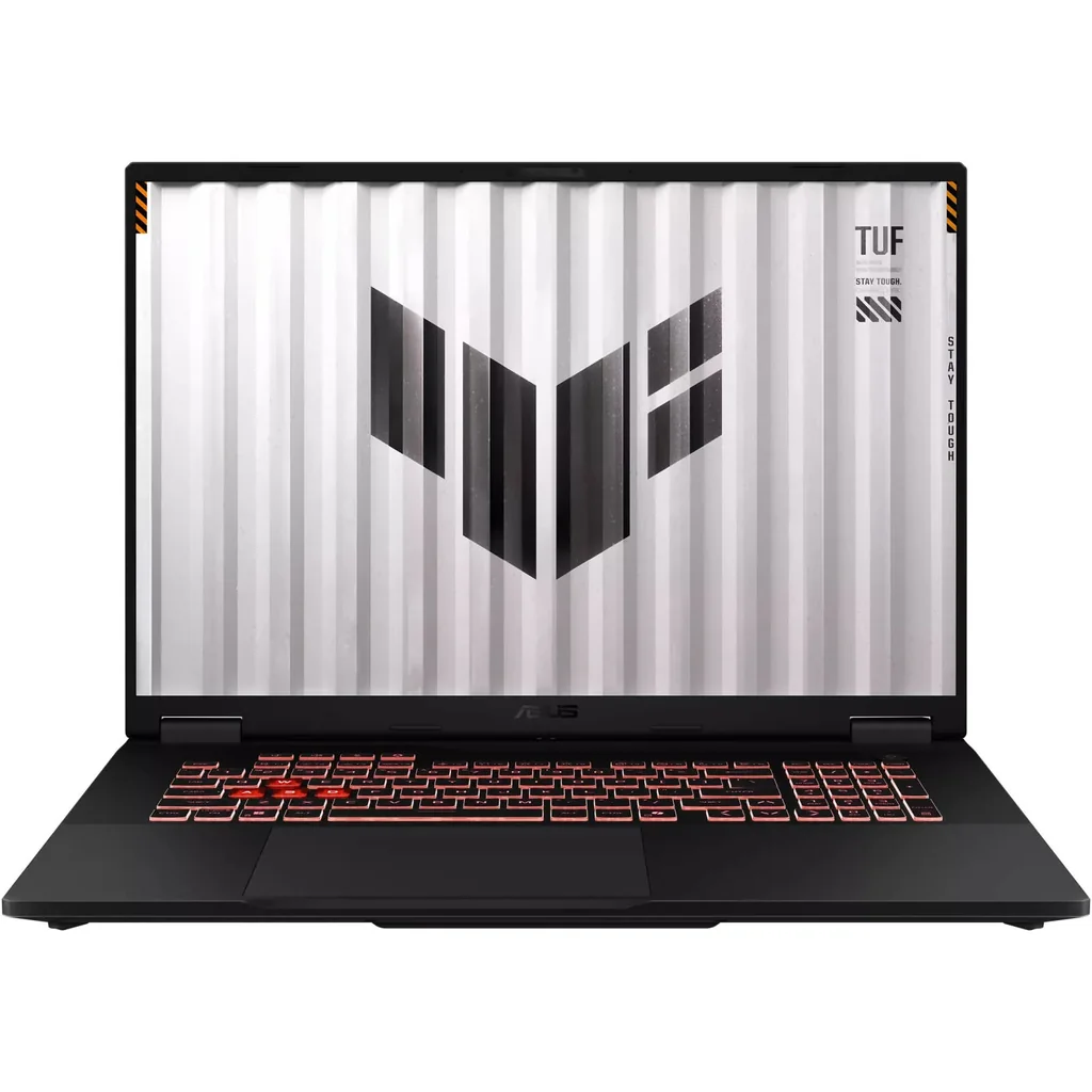 ASUS TUF Gaming A18 FA808UM Laptop, 18" WQXGA IPS 144Hz Display, AMD Ryzen 7 260, 16GB RAM, 1TB SSD, GeForce RTX 5060 8GB GPU, English K/B, Win 11, Jaeger Gray | 90NR0NN1-M000E0