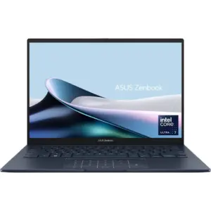 ASUS Zenbook 14 OLED UX3405CA Laptop, 14" 3K OLED 120Hz Display, Intel Core Ultra 9 285H, 32GB RAM, 1TB SSD, Intel Arc Graphics, English-Arabic K/B, Windows 11 Home, Ponder Blue | 90NB14W3-M019P0