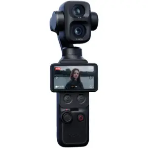 DJI Osmo Pocket 4P Standard Combo with Fill Light Handle, 1/4-Inch Thread, Carrying Pouch, USB 3.1 PD Cable & Essential Accessories, Black | Osmo Pocket 4P Standard Combo
