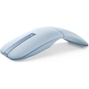 Dell MS700 Bluetooth Travel Mouse, Wireless Compact Mouse, Bluetooth 5.0 LE, Adjustable 4000 DPI, Touch Scroll, Swift Pair, 24 Month Battery Life, Misty Blue | 570-BBFX
