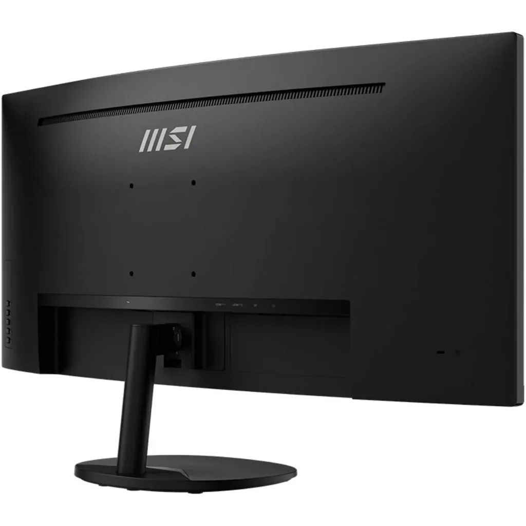 MSI PRO MP341CQ E12 Curved Business Monitor, 34 Inch UWQHD Display, VA Panel, 120Hz Refresh Rate, 1ms Response Time, 1500R Curvature, HDR Ready, VESA Mount Support, Black | 9S6-3PB2CT-074 - Image 4