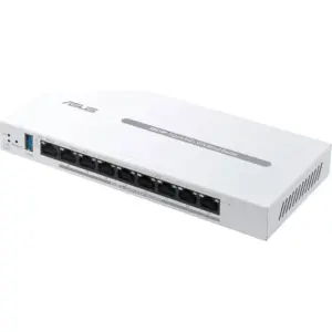 ASUS ExpertWiFi EBG19P Business Gigabit PoE+ VPN Wired Router, 9-Port, 8x PoE+, 123W, 3x WAN, USB WAN Backup, VLAN, AiProtection Pro, Site-to-Site VPN, ExpertWiFi App | EBG19P