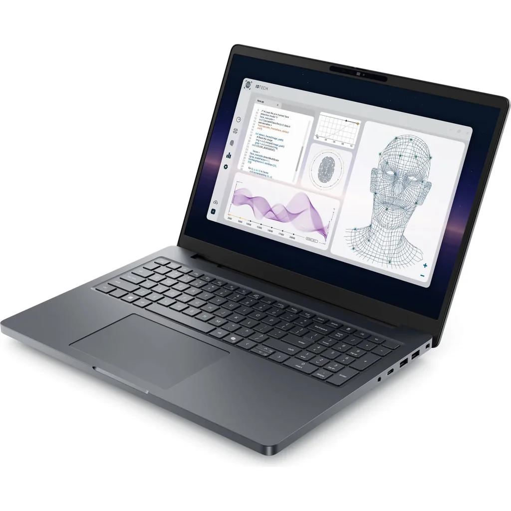 Dell Pro Max 16 Workstation Laptop, 16" FHD+ LCD 120Hz Display, Intel Core Ultra 7 265HX, 32GB RAM, 512GB SSD, NVIDIA RTX PRO 2000 Blackwell 8GB GPU, English K/B, Win11 Pro, Black | 7Z11FK4 - Image 2