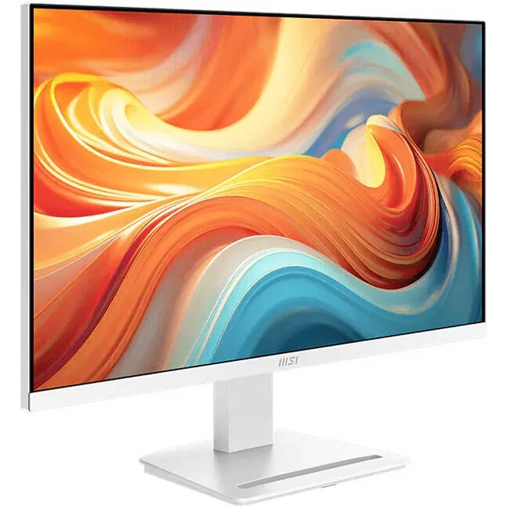 MSI PRO MP273W E14A Business Productivity Monitor, 27" IPS, FHD, 144Hz Refresh Rate, 1ms (MPRT) Response Time, AMD FreeSync, Power Link, Built-in Speakers, Accessory Slot, White | 9S6-3PB4CH-413 - Image 2