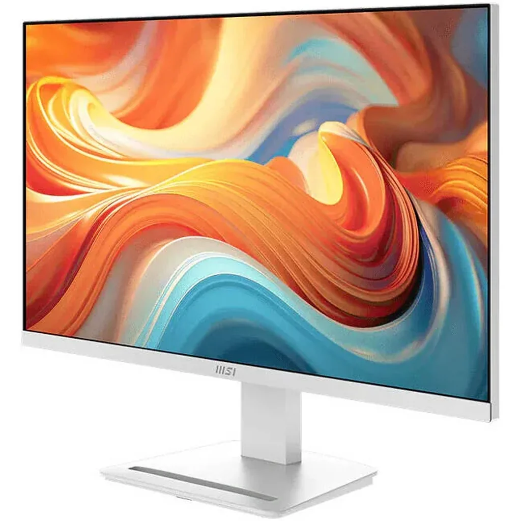 MSI PRO MP273W E14A Business Productivity Monitor, 27" IPS, FHD, 144Hz Refresh Rate, 1ms (MPRT) Response Time, AMD FreeSync, Power Link, Built-in Speakers, Accessory Slot, White | 9S6-3PB4CH-413 - Image 3