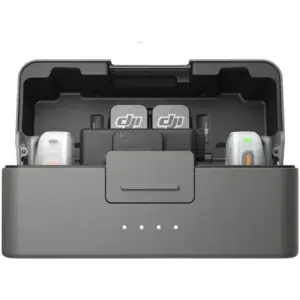 DJI Mic Mini 2S Wireless Microphone, 2TX + 1RX + Charging Case, 28-Hour Internal Storage, 32-bit Float Recording, AI Noise Cancelling, Lightweight & Versatile, Black | Mic Mini 2S