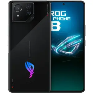ASUS ROG Phone 8 5G Dual Sim Gaming Phone, 6.78" FHD+ 165Hz AMOLED Display, Qualcomm Snapdragon 8 Gen 3, 16GB RAM, 256 ROM, Adreno 750 GPU, Android 14, INTL Version, 5500mAh, Phantom Black | ROGP-8-PB