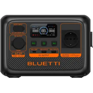 BLUETTI AC2P Portable Power Station, 0-80% in 45Mins, 600W Power Lifting, 9Ah Capacity, 300W Rated Power, LiFePO4 Battery, UPS, Bluetooth App Control, Super-Fast Charging, Black | AC2P