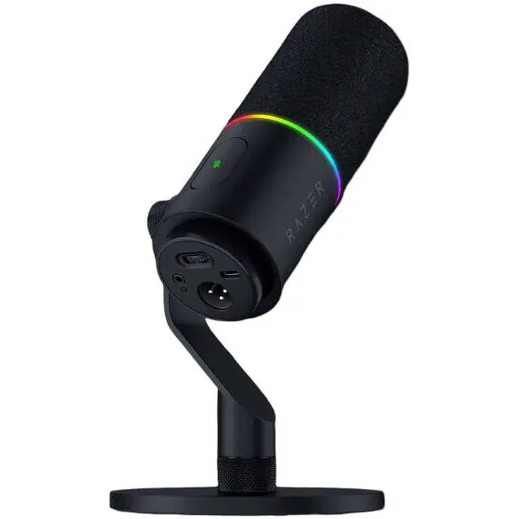 Razer Seiren V3 Pro Dynamic USB & XLR Microphone, 32-Bit Float Audio, 30mm Dynamic Capsule, XLR Connectivity, Built-in Advanced Audio DSP, USB Type C & XLR Connectivity, Black | RZ19-05500100-R3M - Image 2