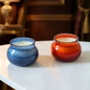 Amara Mystique Oud Scented Candle Set 2x225g Jar Candles Long Lasting Luxury Home Fragrance