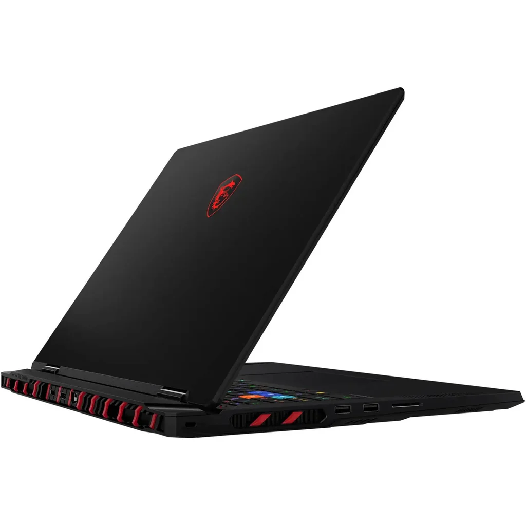 MSI Raider 18 Max HX A2WI Gaming Laptop, 18" UHD+ 120Hz Display, Intel Core Ultra 9 290HX Plus, 32GB RAM, 2TB SSD, GeForce RTX 5080 16GB, English-Arabic K/B, Win11Home, Core Black | 9S7-182462-1083 - Image 4