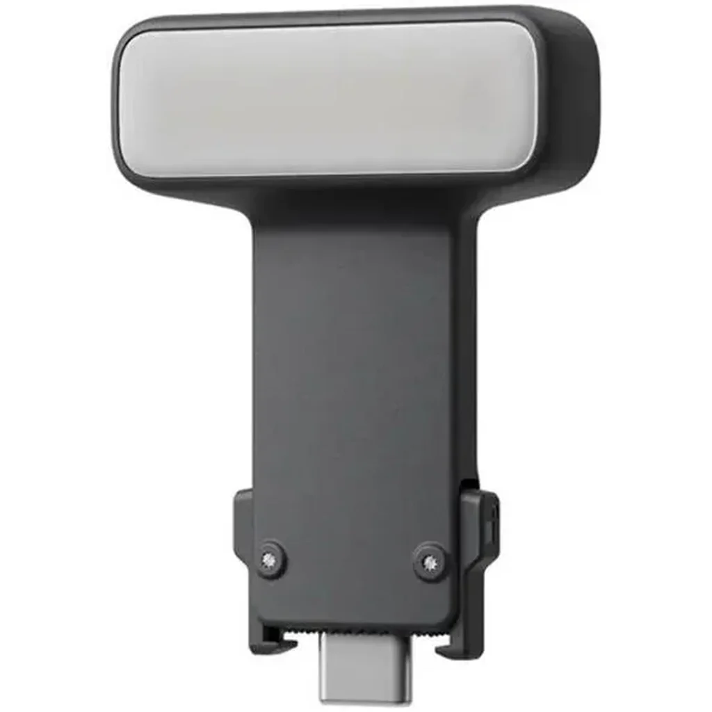 DJI OM Fill Light, Adjustable Brightness & Color Temperature, Magnetic USB-C Gimbal Light with Phone Charging, Compact Portable LED Light for Content Creators, Gray | OM Fill Light - Image 2