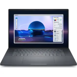 Dell Pro Max 16 Premium Laptop, 16" UHD+ Touch 120Hz Display, Intel Core Ultra 7 265H vPro, 32GB RAM, 512GB SSD, RTX Pro 1000 Blackwell 8GB GPU, English Keyboard, Windows 11 Pro, Black | MA16250