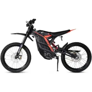79BIKE Falcon Pro Electric Dirt Bike, 10kW Peak Motor, 72V 35Ah LG Battery, Up To 75 Mile Range, 56 MPH Top Speed, Fastace 2.0 Suspension, NFC Dashboard, Black/Red | 79B-FP-BR