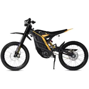 79BIKE Falcon Pro Electric Dirt Bike, 10kW Peak Motor, 72V 35Ah LG Battery, Up To 75 Mile Range, 56 MPH Top Speed, Fastace 2.0 Suspension, NFC Dashboard, Black/Yellow | 79B-FP-BY