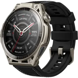 Amazfit Balance Ultra Smart Watch, 1.5 Inch AMOLED Display, 49mm, Grade 5 Titanium Body, Sapphire Glass, 3000 Nits Brightness, Up To 30 Day Battery, 10 ATM Water Resistance | A2553