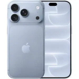 Apple iPhone 18 Pro Smartphone, 6.3" Super Retina XDR OLED Display, A20 Pro Chip, 6 Core CPU, 7 Core GPU, 16 Core Neural Engine, 256GB Storage, International ESIM, Glacier | 18-PRO