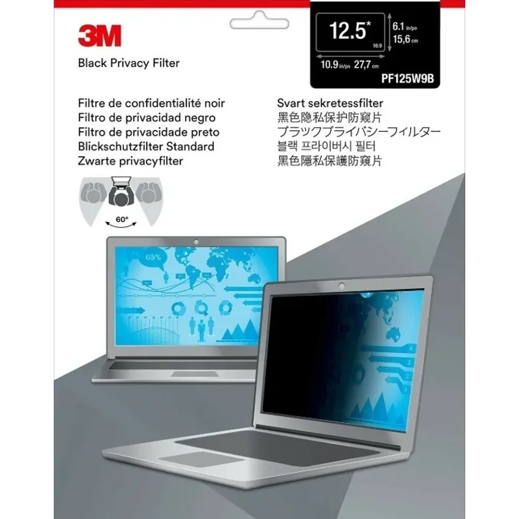 3M™ Privacy Filter for 12.5" Widescreen Laptop | PF125W9B - Image 2