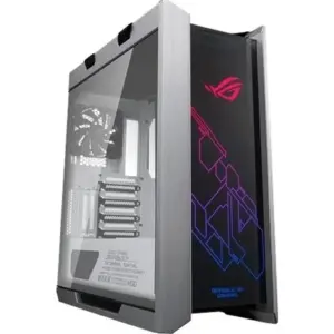ASUS ROG Strix Helios GX601 White Edition RGB ATX/EATX Mid-tower Gaming Case with Tempered Glass, Aluminum Frame, GPU braces, 420mm radiator support and Aura Sync | 90DC0023-B39000