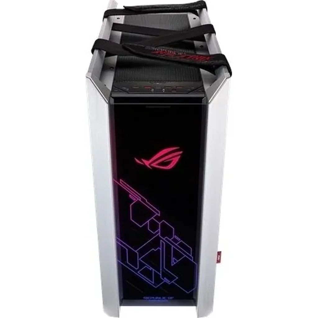 ASUS ROG Strix Helios GX601 White Edition RGB ATX/EATX Mid-tower Gaming Case with Tempered Glass, Aluminum Frame, GPU braces, 420mm radiator support and Aura Sync | 90DC0023-B39000 - Image 3