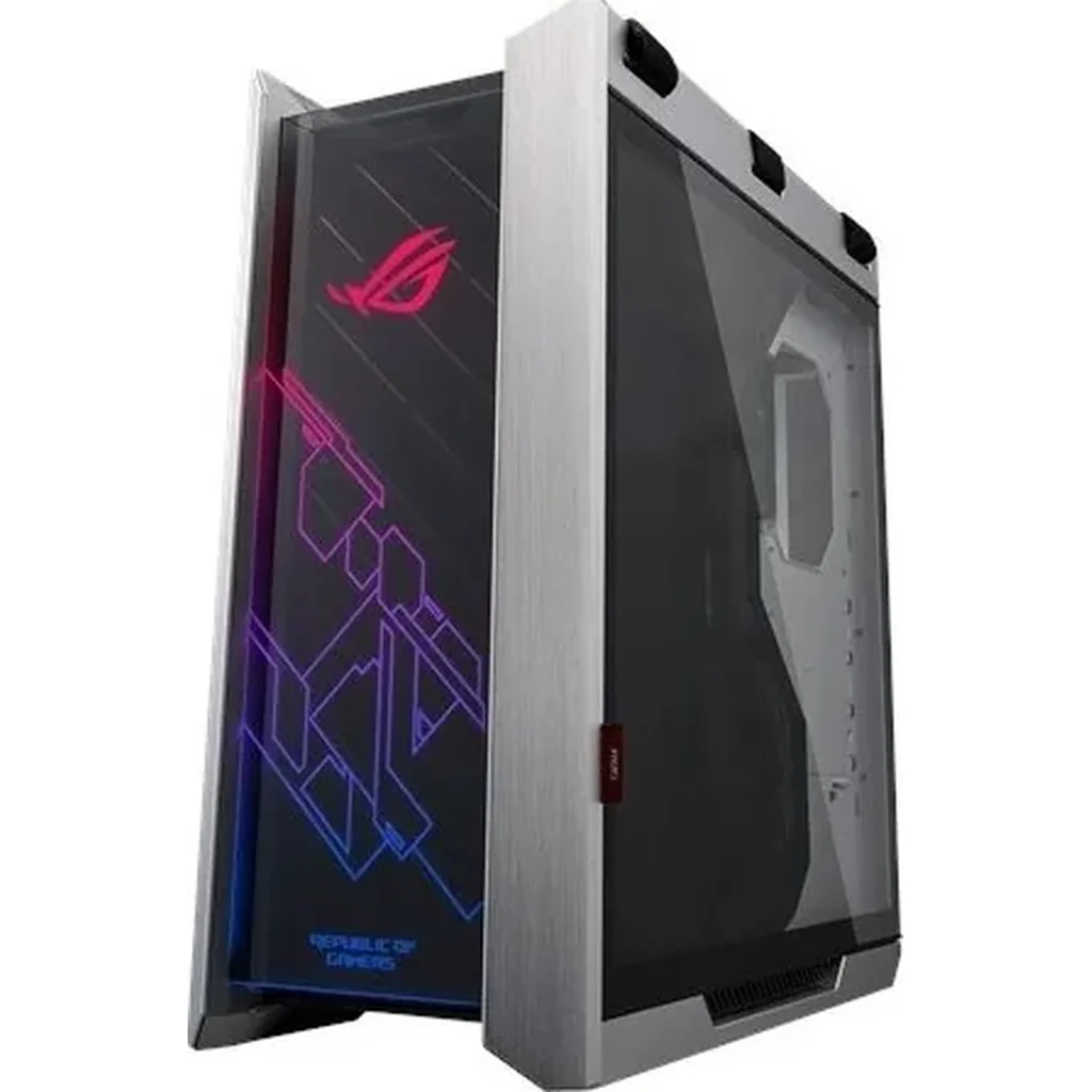 ASUS ROG Strix Helios GX601 White Edition RGB ATX/EATX Mid-tower Gaming Case with Tempered Glass, Aluminum Frame, GPU braces, 420mm radiator support and Aura Sync | 90DC0023-B39000 - Image 4